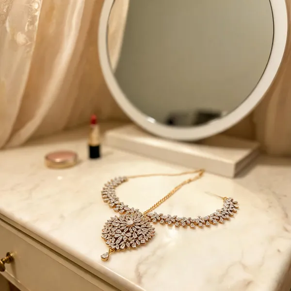 Silver_Alloy_Blend_Floral_Chain_Bridal_Maang_Tikka_For_Women