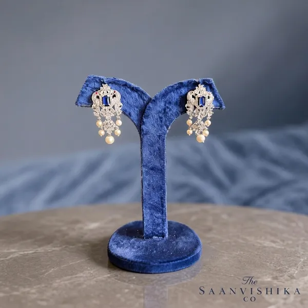 Violet_Alloy_Parrot_Pearl_Earrings_For_Women