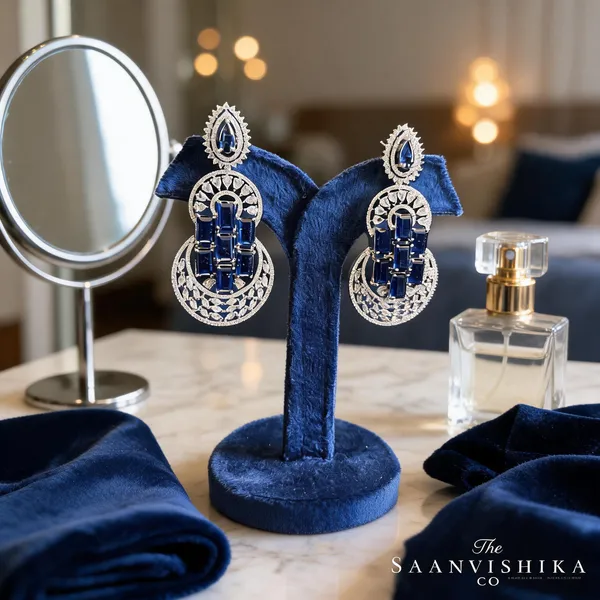 Blue_Alloy_Fusion_Chandbali_Earrings_For_Women