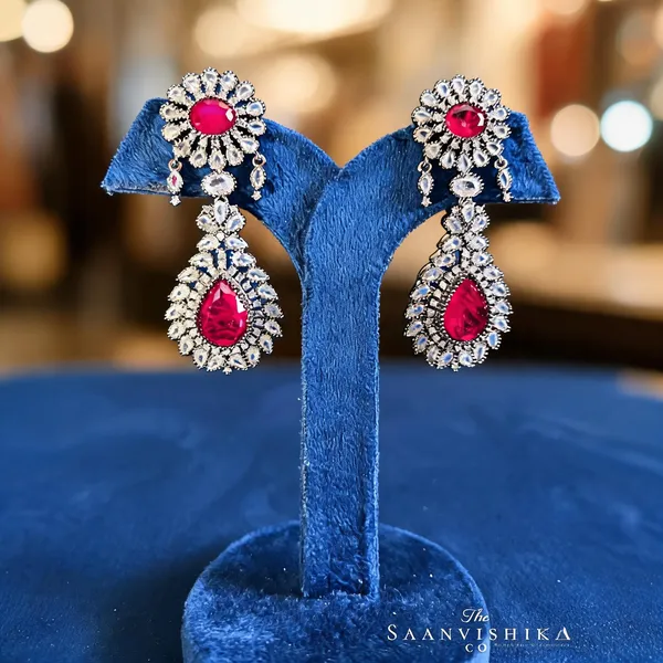 Red_Alloy_Blend_Ruby_Doublet_Earrings_For_Women