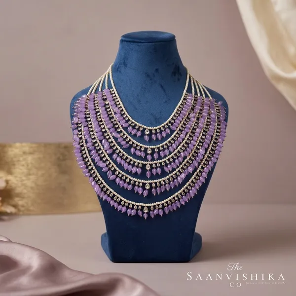 Purple_Alloy_5-Layer_Cz_Beads_Haram_Necklace_For_Women