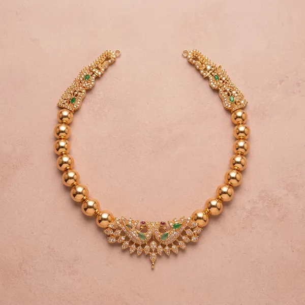 Golden_Alloy_Micro_Gold_Peacock_Kante_Necklace_For_Women