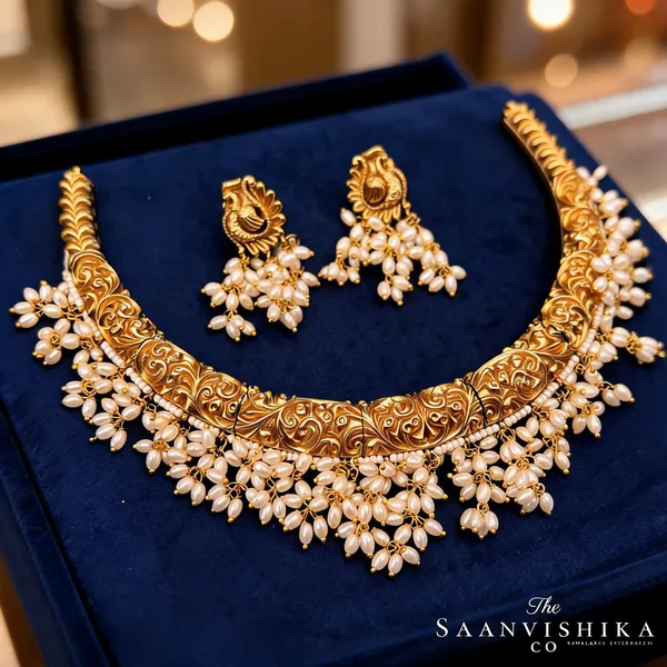 Golden_Alloy_Micro_Pearl_Kante_Necklace_Set_For_Women