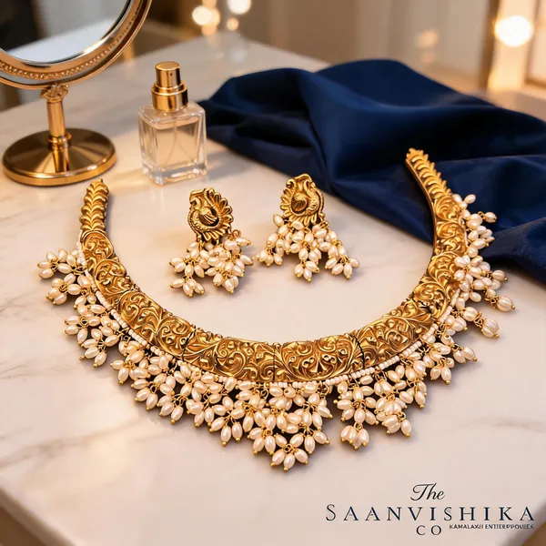 Golden_Alloy_Micro_Pearl_Kante_Necklace_Set_For_Women