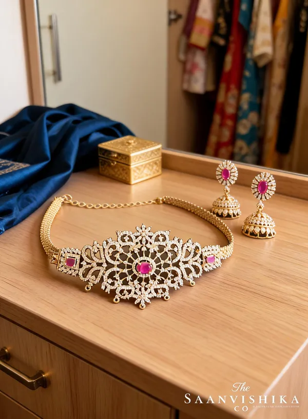 Red_Alloy_Floral_Neck_Patti_For_Women