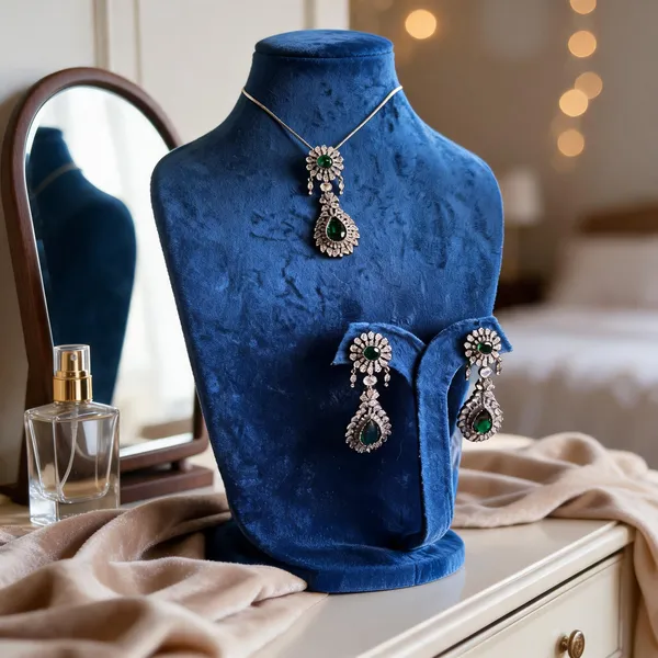 Green_Alloy_Doublet_Emerald_Pendant_Set_For_Women