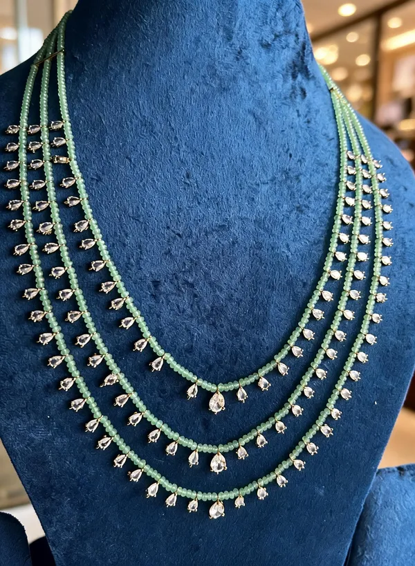 Green_Alloy_Cz_Micro_Beads_3-Line_Mala_Necklace_For_Women