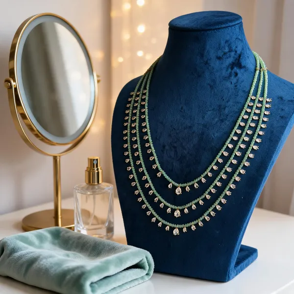 Green_Alloy_Cz_Micro_Beads_3-Line_Mala_Necklace_For_Women