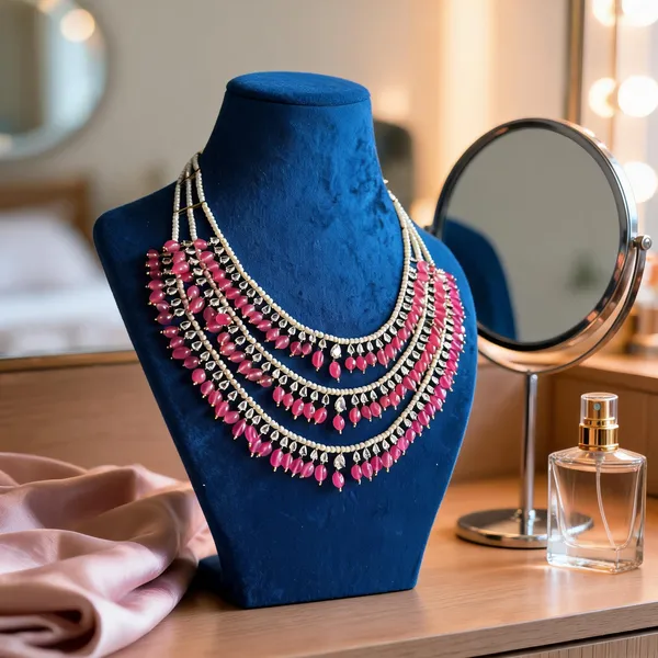 Pink_Alloy_Cz_Diamond_Bead_Mala_Necklace_For_Women