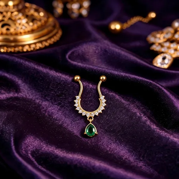 Green_Alloy_Hanging_Gemstone_Diamond_Look_Septum_Nose_Ring_For_Women