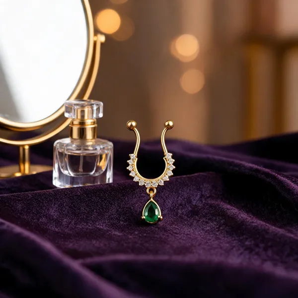 Green_Alloy_Hanging_Gemstone_Diamond_Look_Septum_Nose_Ring_For_Women