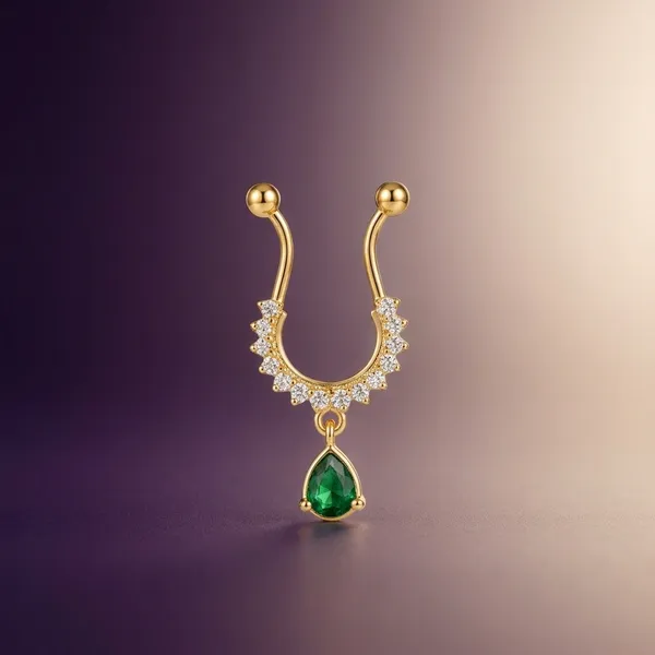 Green_Alloy_Hanging_Gemstone_Diamond_Look_Septum_Nose_Ring_For_Women