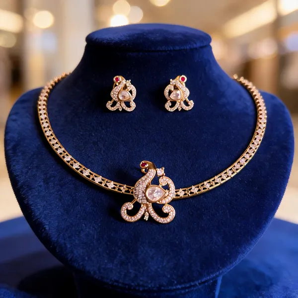 Golden_Alloy_Victorian_Swan_Kanti_Necklace_Set_For_Women