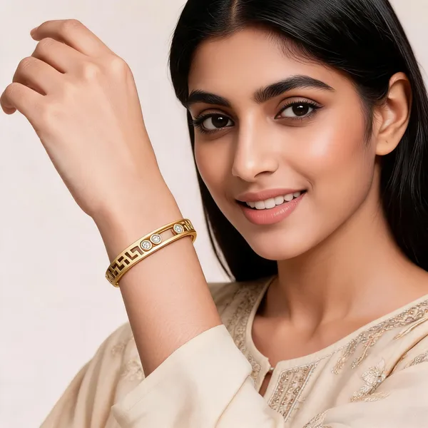 Gold_Plated_Greek_Key_Pattern_Crystal_Studded_Bangle_Bracelet