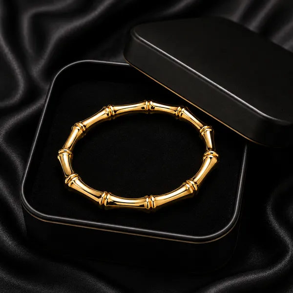 Gold_Plated_Crystal_Bamboo_Bangle_Bracelet_For_Women