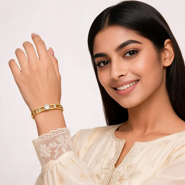Gold_Plated_Crystal_Stone_Bangle_For_Women