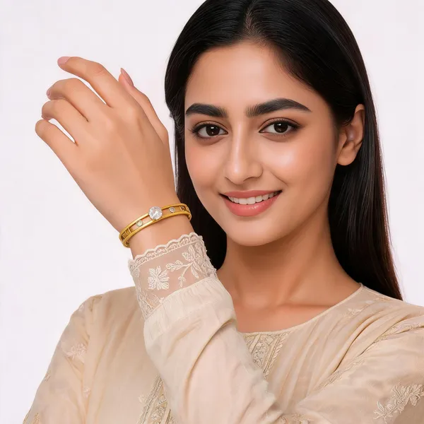 Gold_Plated_Crystal_Stone_Bangle_For_Women