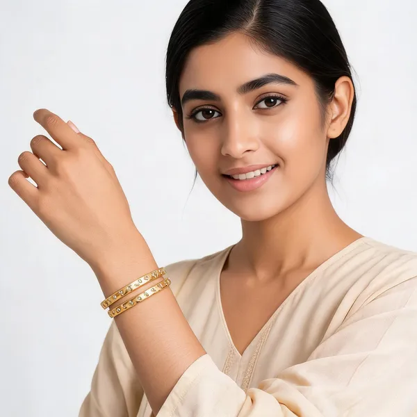 Gold_Plated_Crystal_Studded_Bangle_Bracelet_Set_For_Women