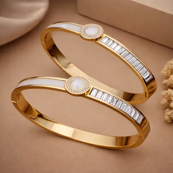 Gold_Plated_White_Stone_Embellished_Designer_Bangles_For_Women