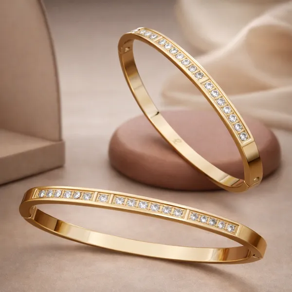 Gold_Plated_Crystal_Studded_Hinged_Bangle_Bracelet_For_Women