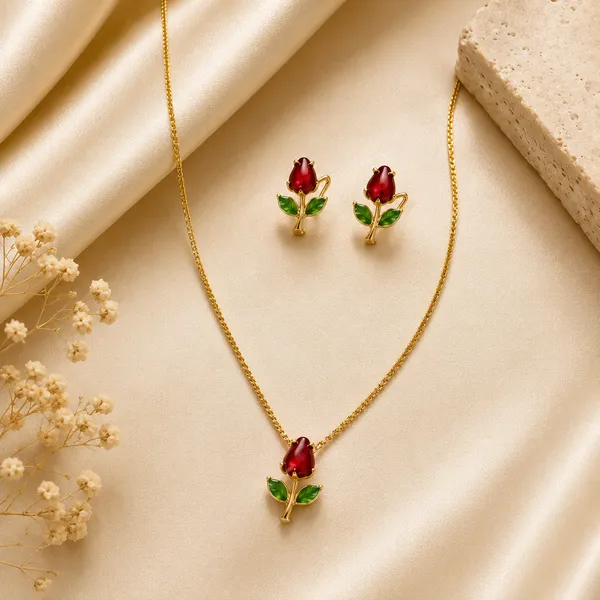 Tulip_Floral_Jewellery_Set_for_Women