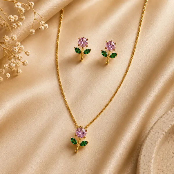 Tulip_Designer_Necklace_&_Earrings_Set