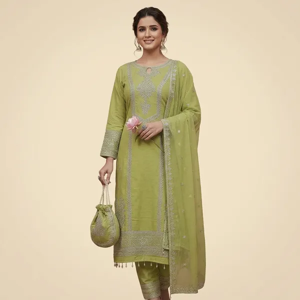 Green_Embroidered_Straight_Cut_Suit_Set_with_Dupatta_for_Women