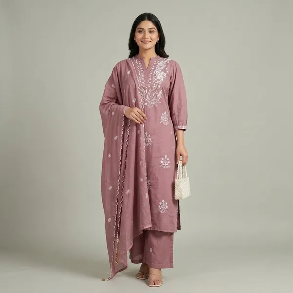Mauve_Embroidered_Straight_Kurta_Set_for_Women
