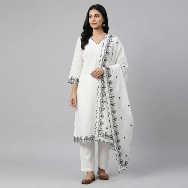 White_Cotton_Embroidered_Kurta_Set_with_Dupatta_for_Women