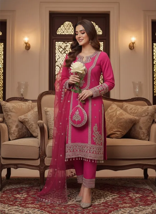 Pink_Embellished_Georgette_Salwar_Suit_Set_for_Women