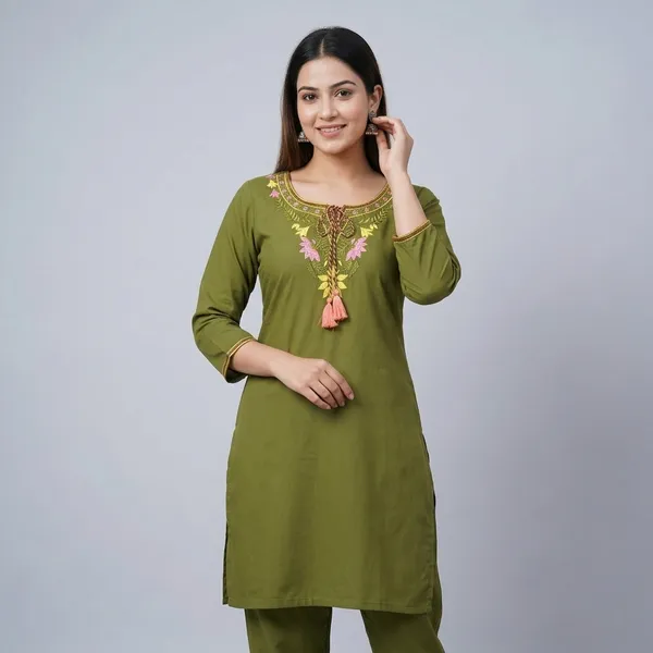Olive_Green_Embroidered_Straight_Kurta_Set_for_Women
