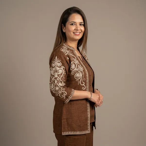 Brown_Embroidered_Cotton_Three_Piece_Suit_for_Women