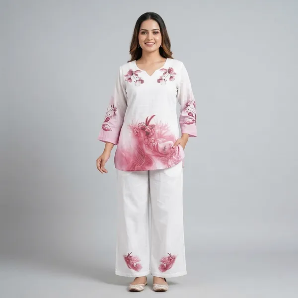 White_Pink_Floral_Print_Long_Sleeve_Co-ord_Set_for_Women