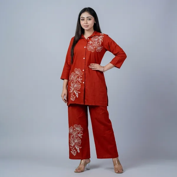 Red_Embroidered_Kurta_Palazzo_Set_for_Women