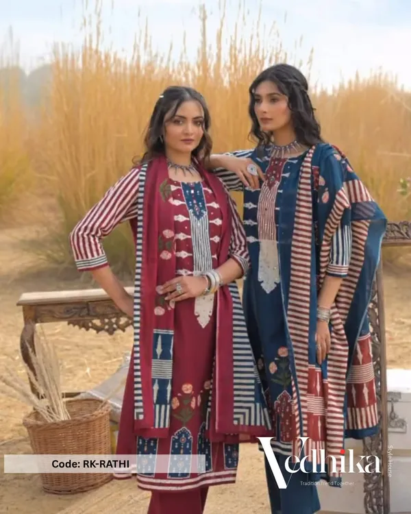 Maroon_Cotton_Printed_Straight_Kurta_Set_with_Dupatta_for_Women