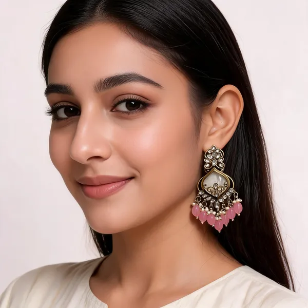Gold_Toned_Kundan_Pink_Bead_Chandbali_Earrings_For_Women