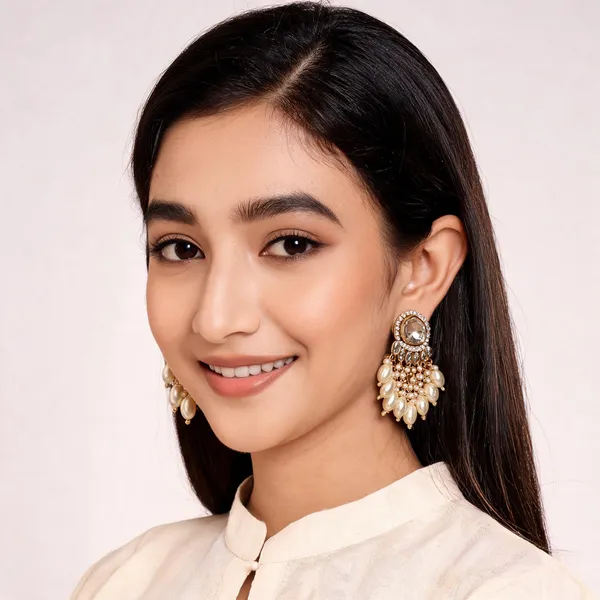 Gold_Kundan_Pearl_Drop_Traditional_Earrings_For_Women