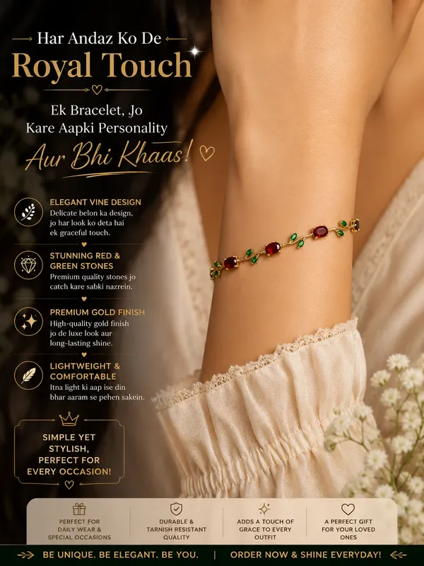Tulip_Bloom_Bracelet_red_colour_trendy_bracelet.