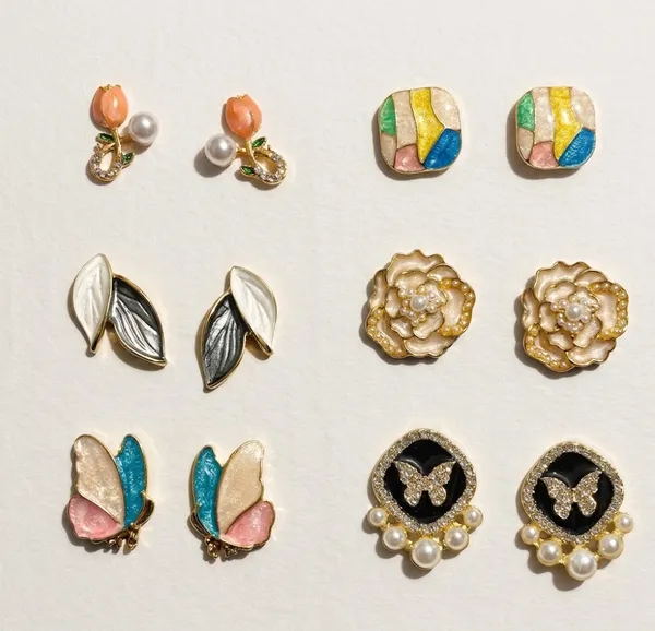 Gold_Toned_Combo_Stud_Earrings_For_Women_Pack_of_6