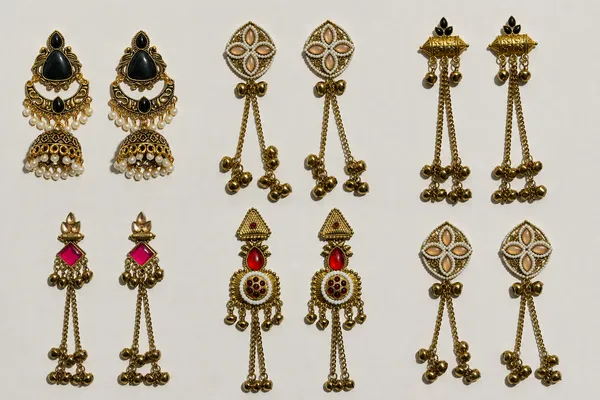 Gold_Toned_Combo_Jhumka_Earrings_For_Women_Pack_Of_6
