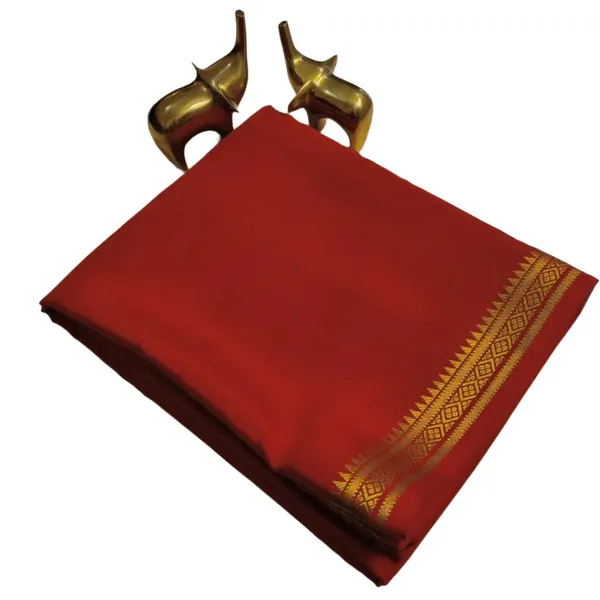Semi_Mysore_Silk_Sarees_Red