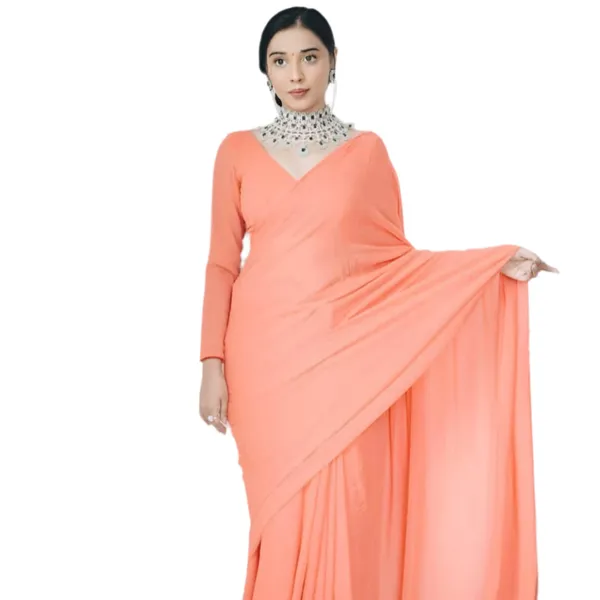 1_Min_Ready_To_Wear_Saree_Blooming_Georgette_Saree_Peach