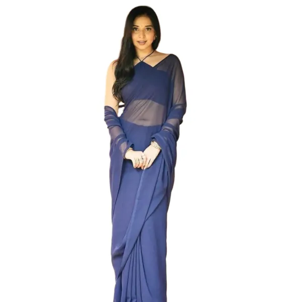 1_Min_Ready_To_Wear_Saree_Blooming_Georgette_Saree_Blue