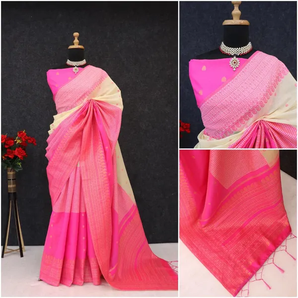 Kalyani_Cotton_With_Gold_Zari_Silk_Saree_Dark_Pink1_Adults_Female