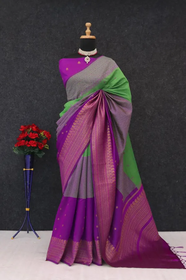 Kalyani_Cotton_With_Gold_Zari_Silk_Saree_Beige_Adults_Female