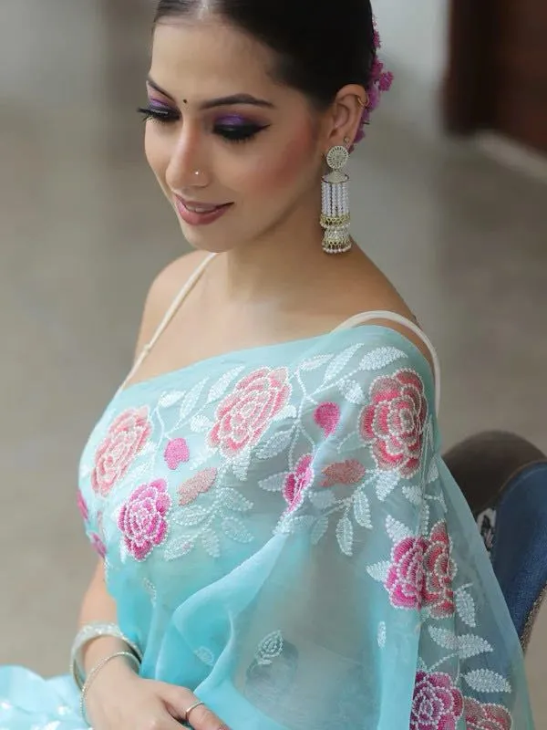 Soft_Organza_Silk_With_Multi_Thread_Designer_Light_Blue