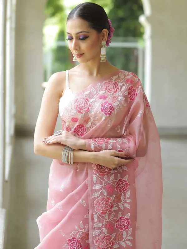 Soft_Organza_Silk_With_Multi_Thread_Designer_Baby_Pink_Color