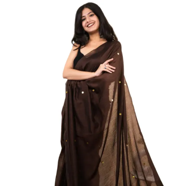 Khadi_Cotton_Sarees_Brown