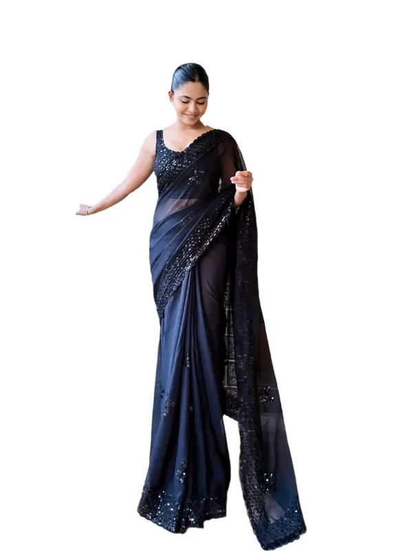 Georgette_Silk_Sarees_Black