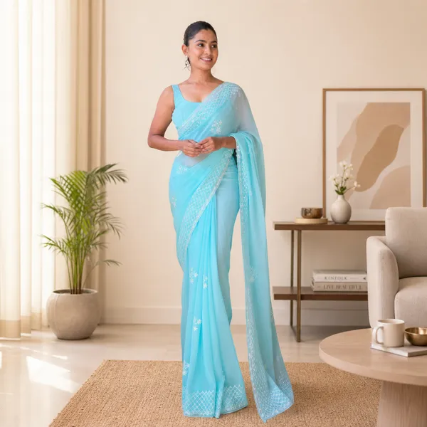 Georgette_Silk_Sarees_Blue